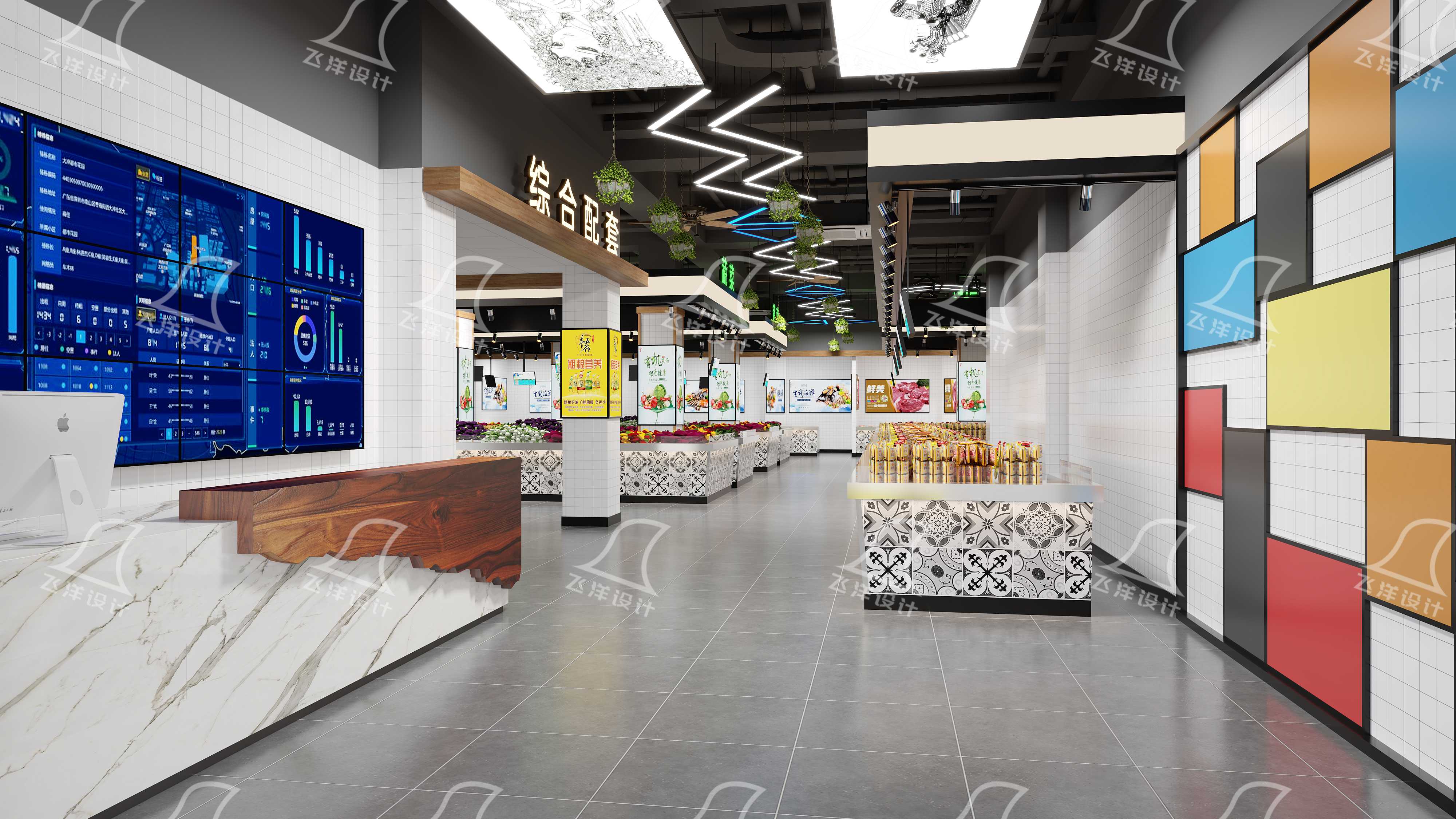 設(shè)計(jì)案例：濟(jì)南德潤(rùn)天璽農(nóng)貿(mào)市場(chǎng)